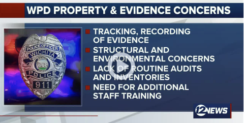 City of Wichita addresses concerns with WPD property and evidence
