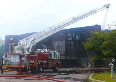 Durham Police property evidence warehouse destroyed by blaze